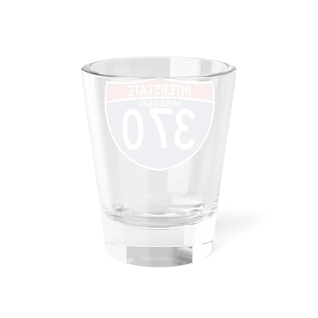 I-370 MO (Missouri) (Road Sign) Shot Glass 1.5oz - Go Mug Yourself