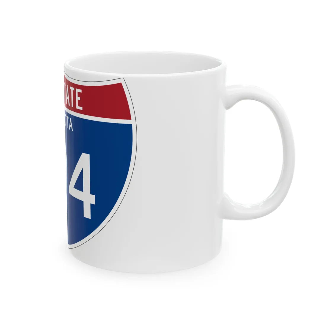 I-394 MN 1961 (Minnesota) (Road Sign) White Coffee Mug - Go Mug Yourself