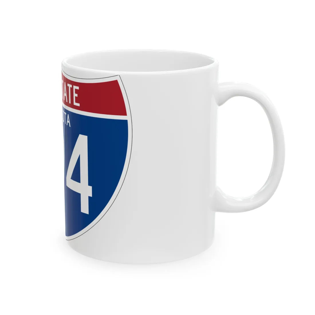 I-394 MN (Minnesota) (Road Sign) White Coffee Mug - Go Mug Yourself