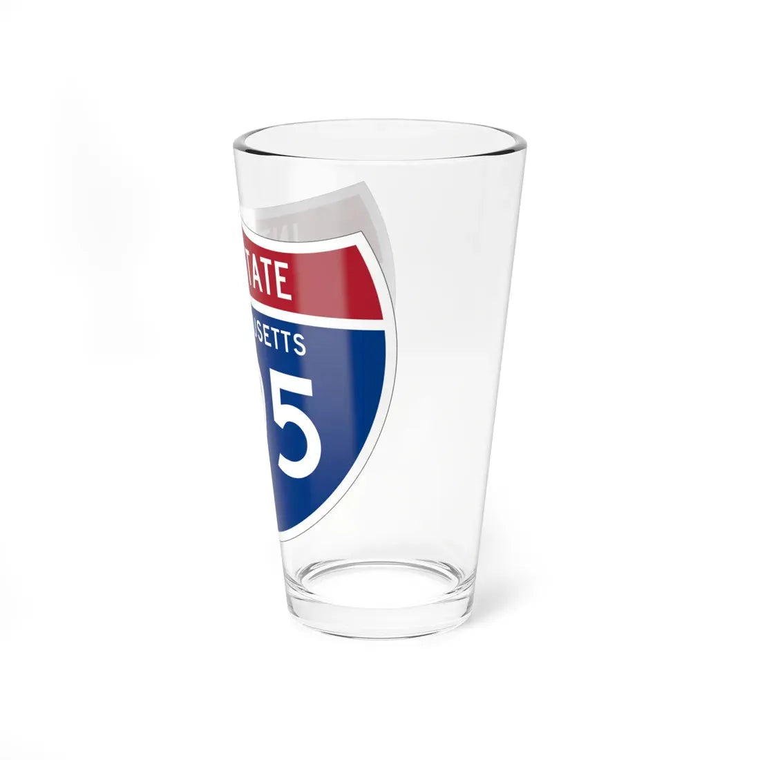 I-395 MA 1961 (Massachusetts) (Road Sign) Pint Glass 16oz - Go Mug Yourself
