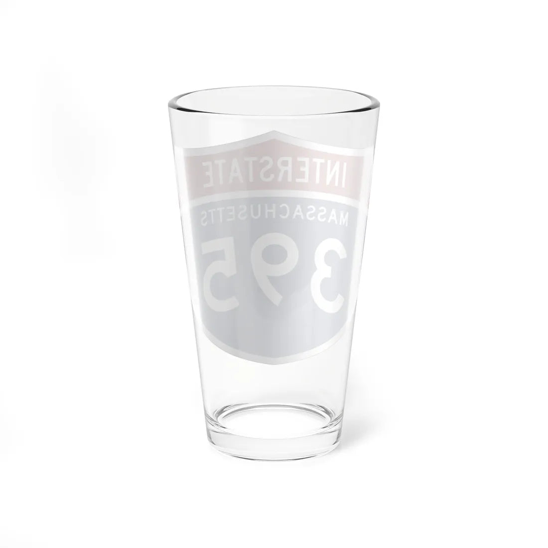 I-395 MA 1961 (Massachusetts) (Road Sign) Pint Glss 16oz - Go Mug Yourself