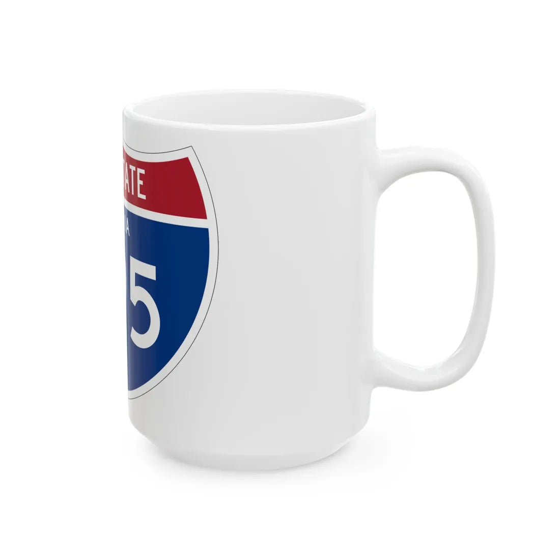 I-395 VA 1961 (Virginia) (Road Sign) White Coffee Mug - Go Mug Yourself