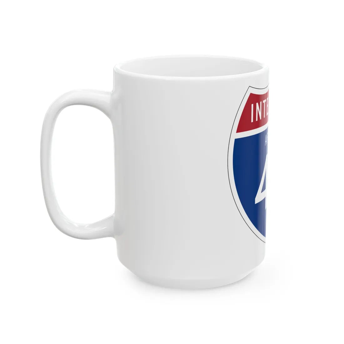 I-40 AZ 1957 (Arizona) (Road Sign) White Coffee Mug - Go Mug Yourself