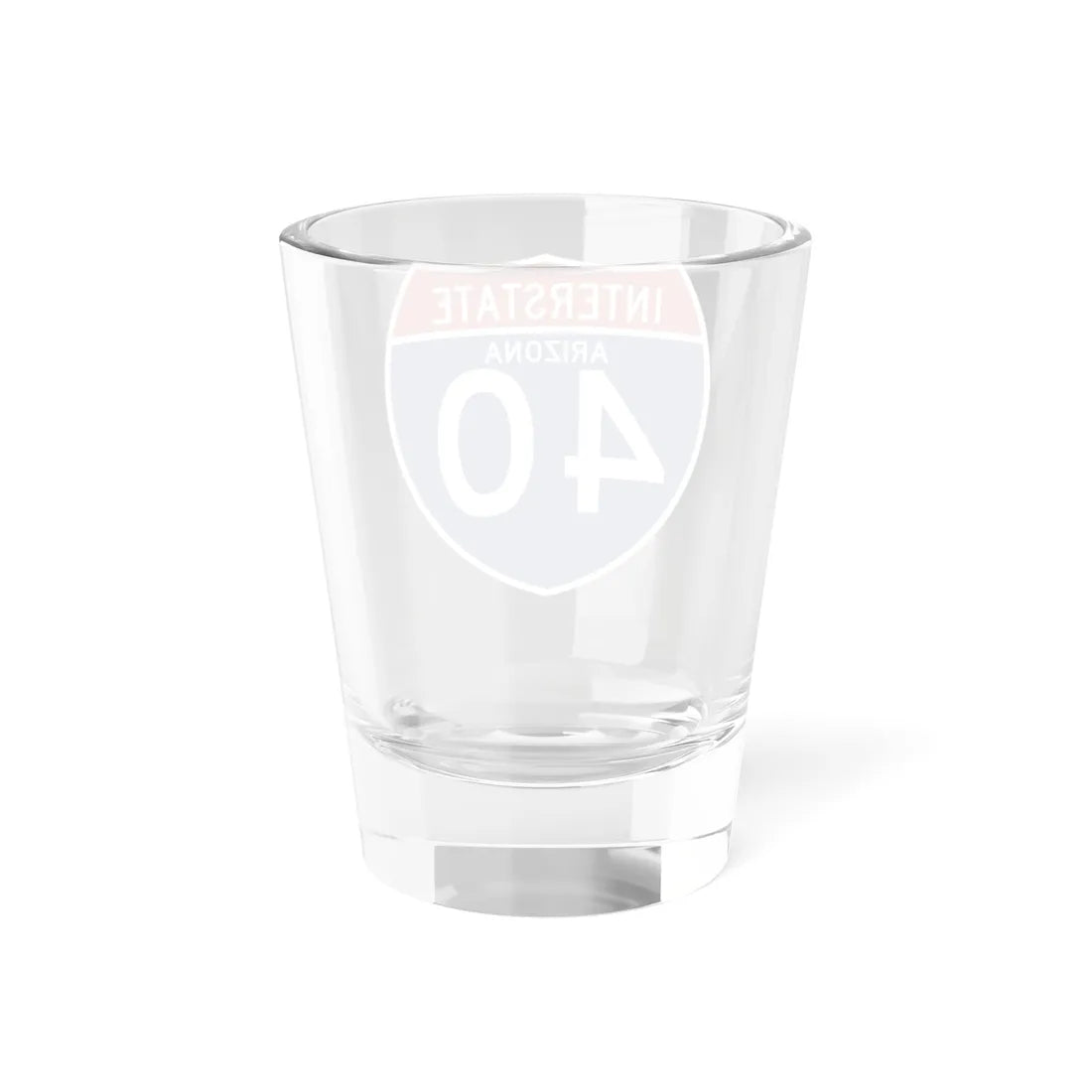 I-40 AZ (Arizona) (Road Sign) Shot Glass 1.5oz - Go Mug Yourself