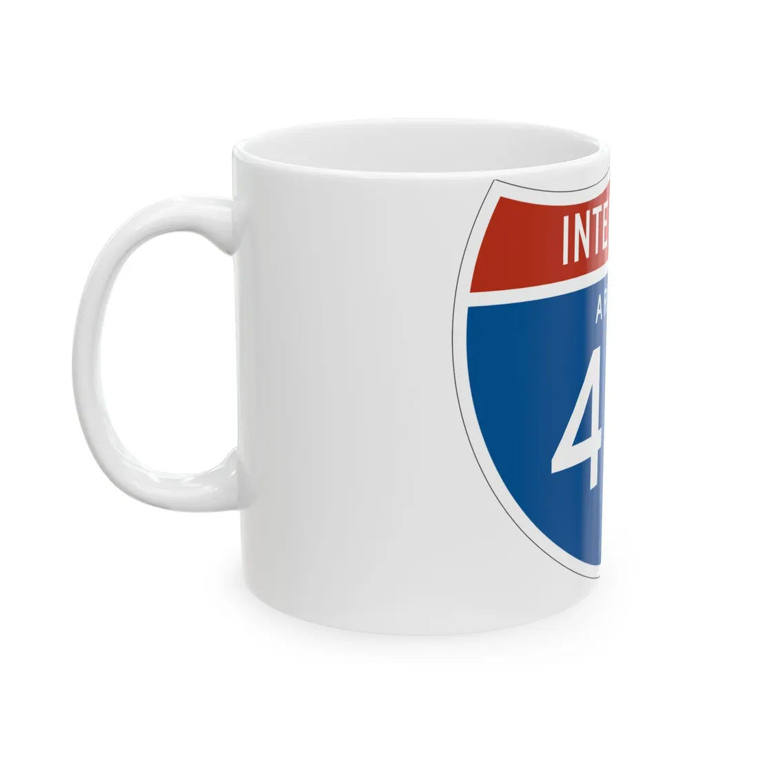 I-410 AZ 1961 (Arizona) (Road Sign) White Coffee Mug - Go Mug Yourself