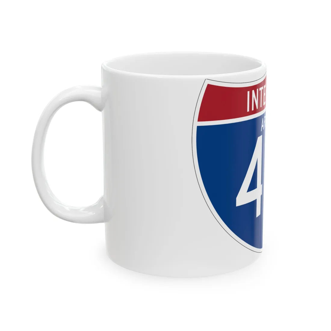 I-410 AZ (Arizona) (Road Sign) White Coffee Mug - Go Mug Yourself