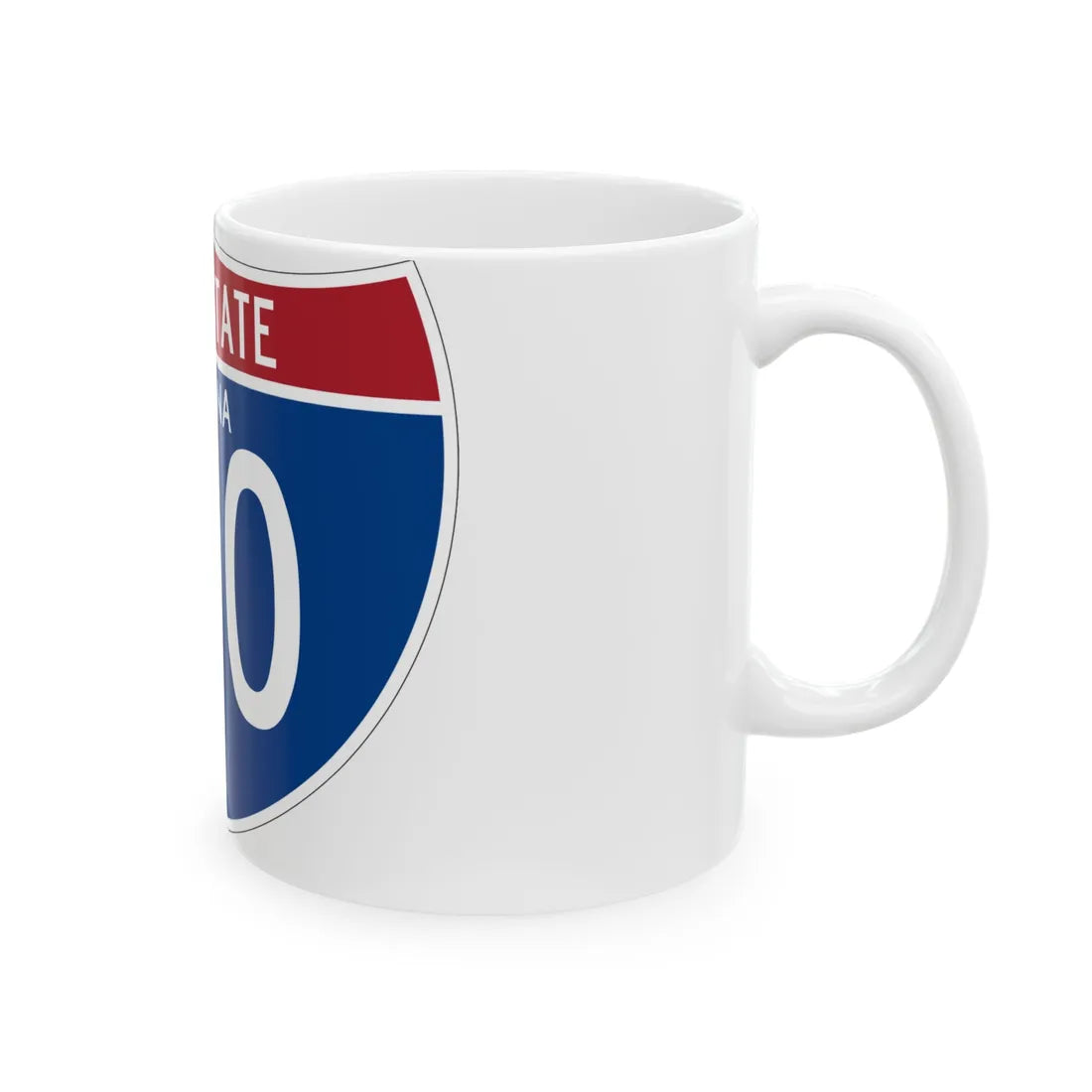 I-410 AZ (Arizona) (Road Sign) White Coffee Mug - Go Mug Yourself