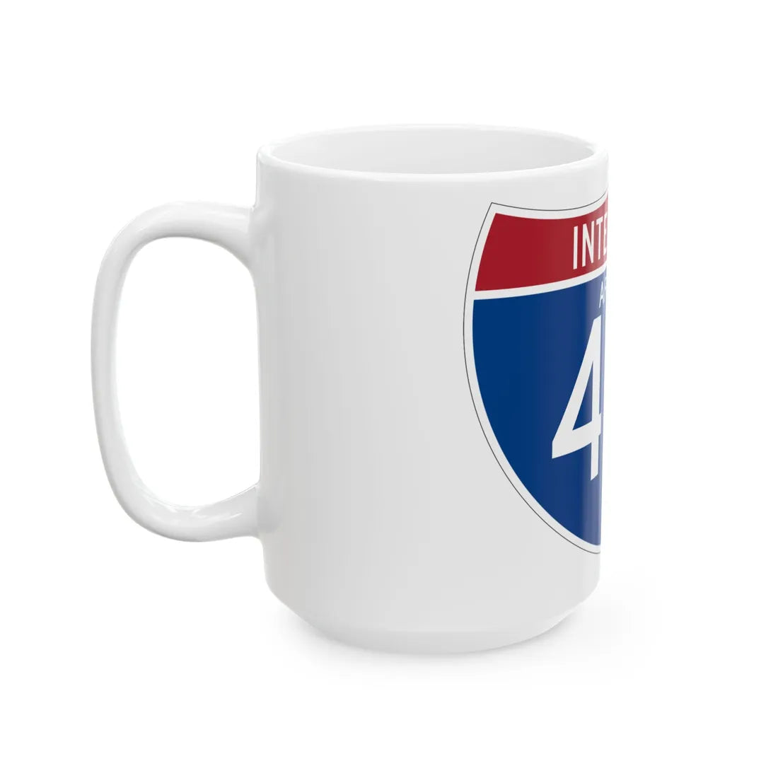 I-410 AZ (Arizona) (Road Sign) White Coffee Mug - Go Mug Yourself