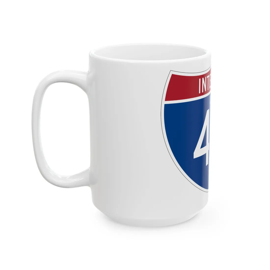 I-415 UT (Utah) (Road Sign) White Coffee Mug - Go Mug Yourself