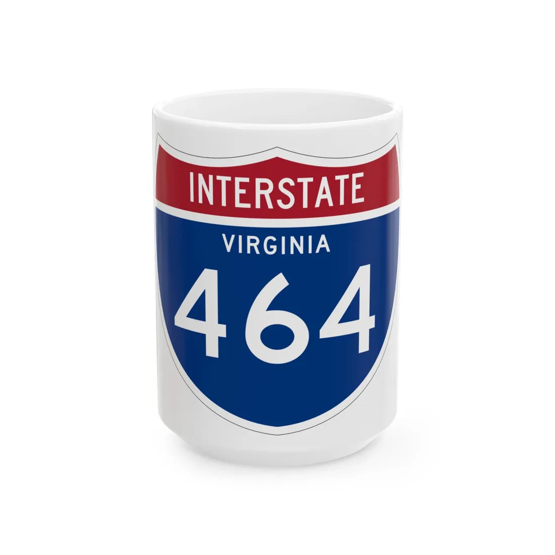 I-464 VA 1961 (Virginia) (Road Sign) White Coffee Mug 15oz - Go Mug Yourself