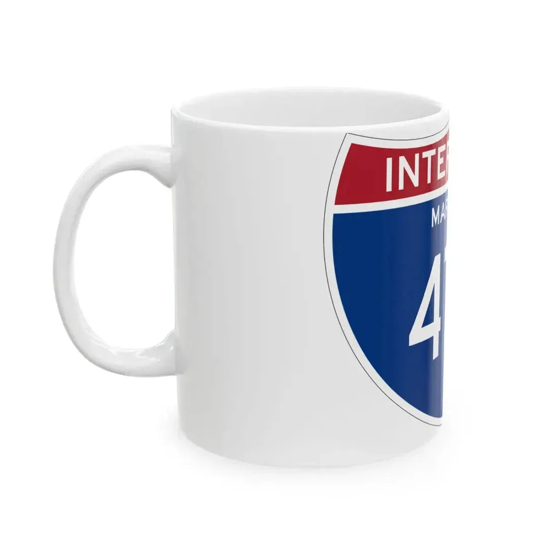 I-470 MD (Maryland) (Road Sign) White Coffee Mug - Go Mug Yourself