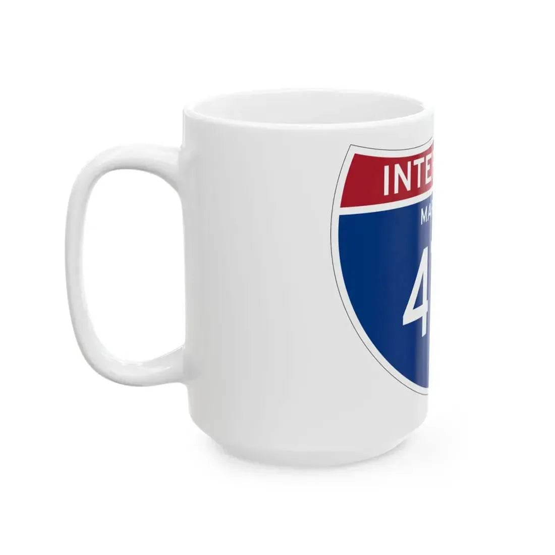 I-470 MD (Maryland) (Road Sign) White Coffee Mug - Go Mug Yourself