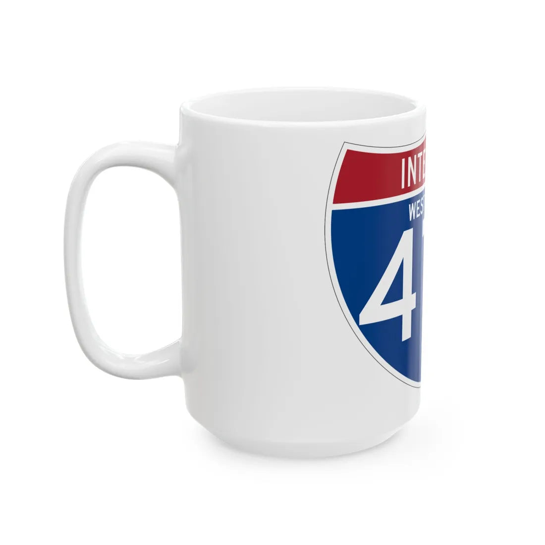 I-470 WV (Virginia) (Road Sign) White Coffee Mug - Go Mug Yourself