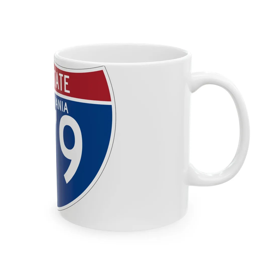 I-479 PA (Pennsylvania) (Road Sign) White Coffee Mug - Go Mug Yourself