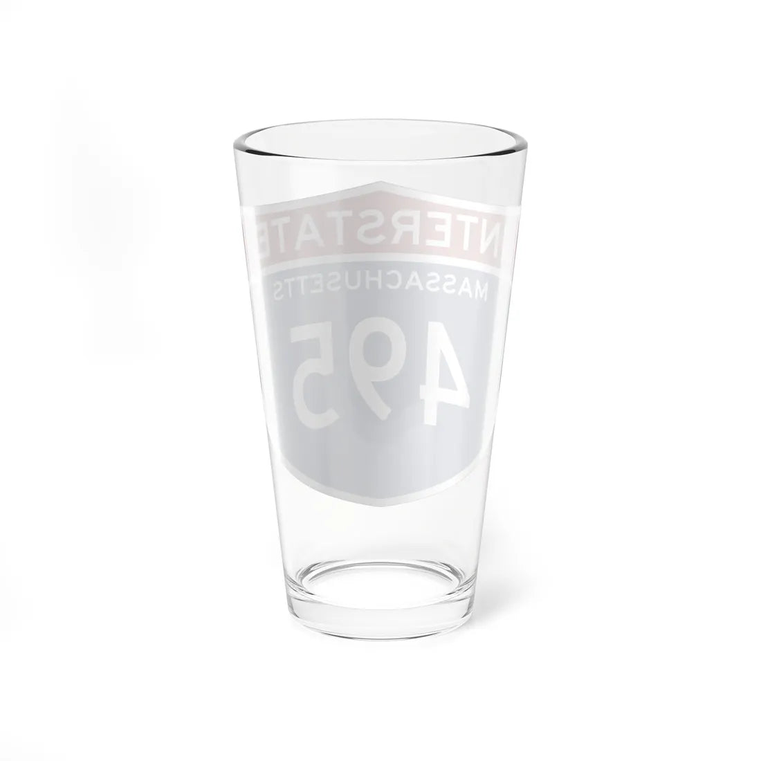 I-495 MA (Massachusetts) (Road Sign) Pint Glss 16oz - Go Mug Yourself