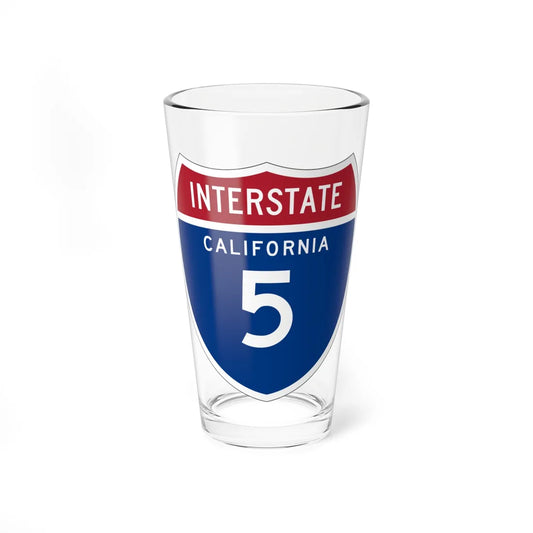 I-5 CA (California) (Road Sign) Pint Glss 16oz 16oz - Go Mug Yourself