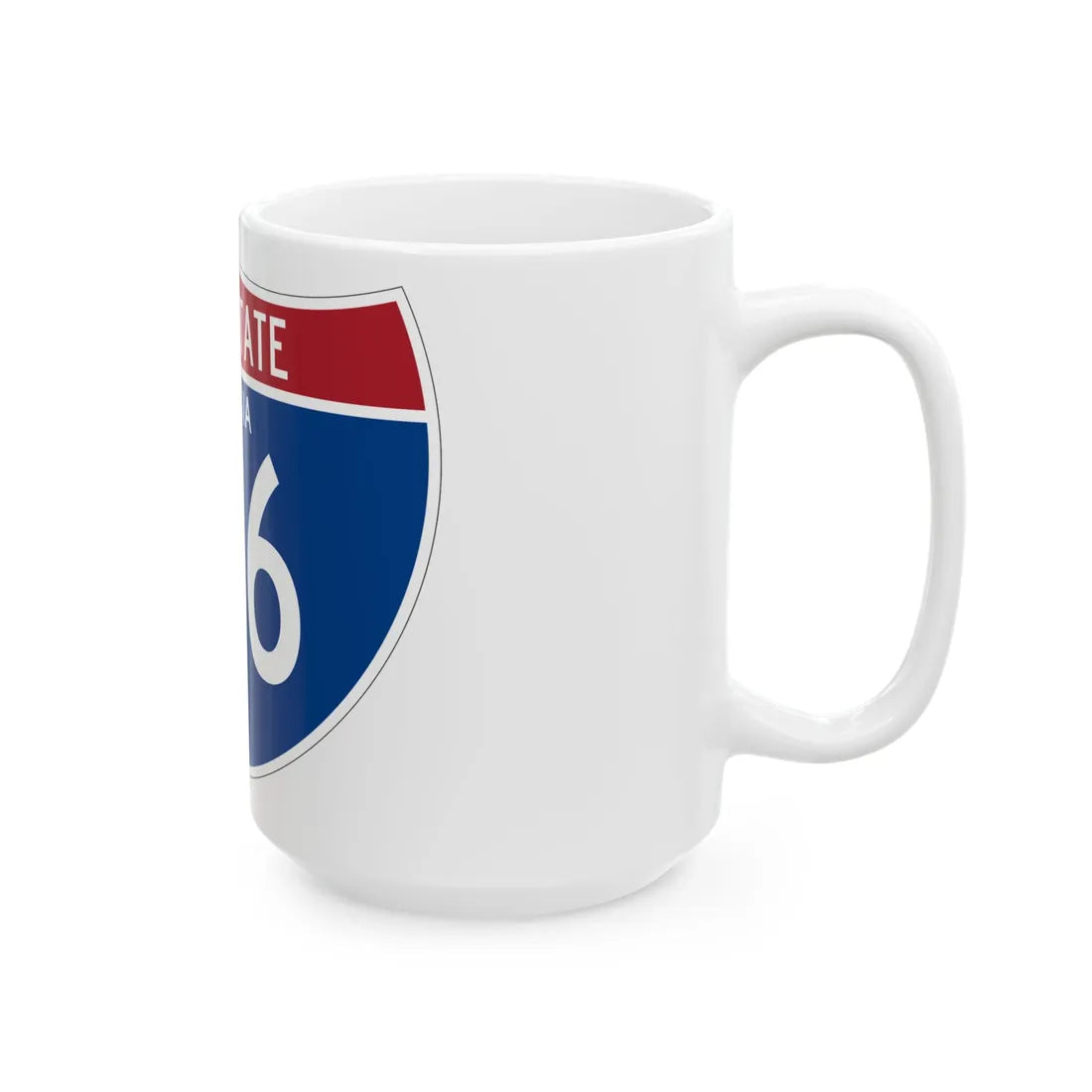 I-516 GA (Georgia) (Road Sign) White Coffee Mug - Go Mug Yourself