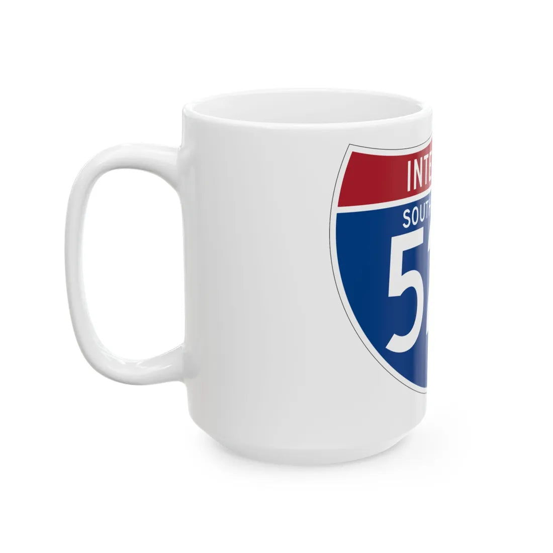 I-520 SC (South Carolina) (Road Sign) White Coffee Mug - Go Mug Yourself
