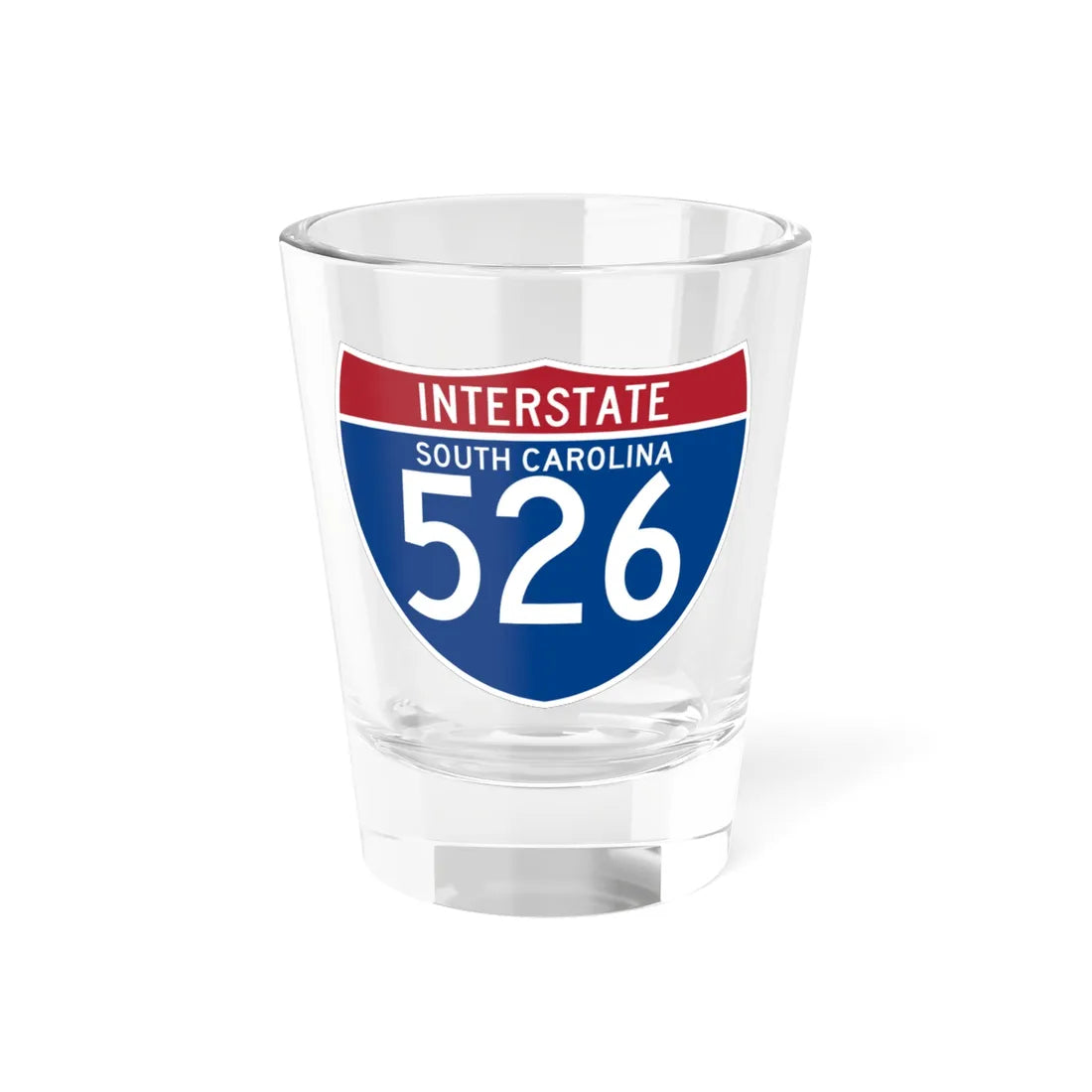 I-526 SC (South Carolina) (Road Sign) Shot Glass 1.5oz 1.5oz - Go Mug Yourself
