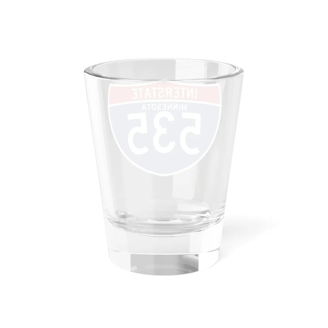 I-535 MN (Minnesota) (Road Sign) Shot Glass 1.5oz - Go Mug Yourself