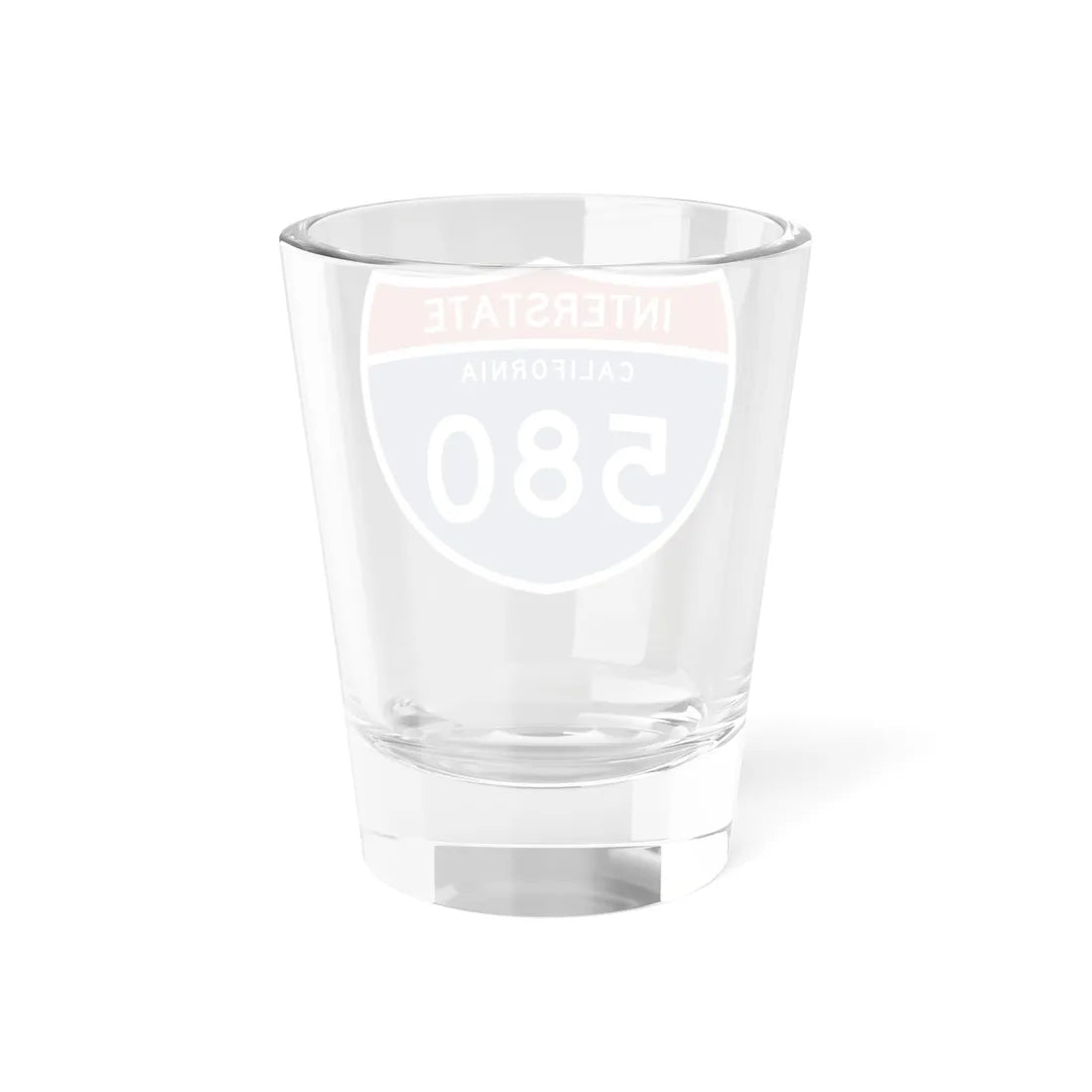 I-580 CA (California) (Road Sign) Shot Glass 1.5oz - Go Mug Yourself
