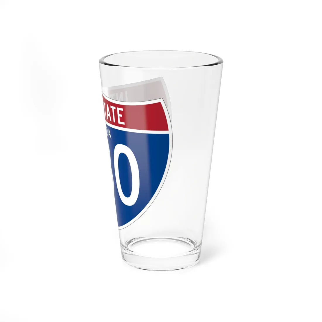 I-580 NV (Nevada) (Road Sign) Pint Glss 16oz - Go Mug Yourself