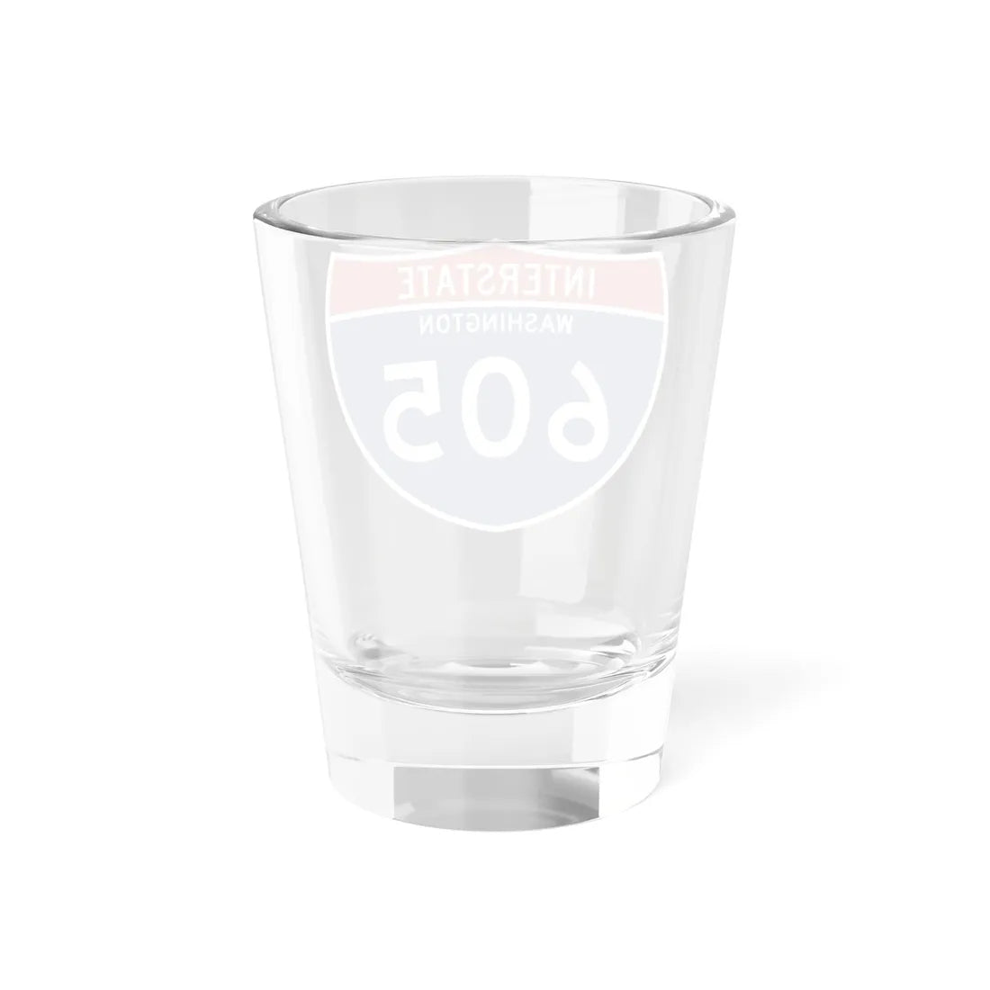I-605 WA Metric (Washington) (Road Sign) Shot Glass 1.5oz - Go Mug Yourself