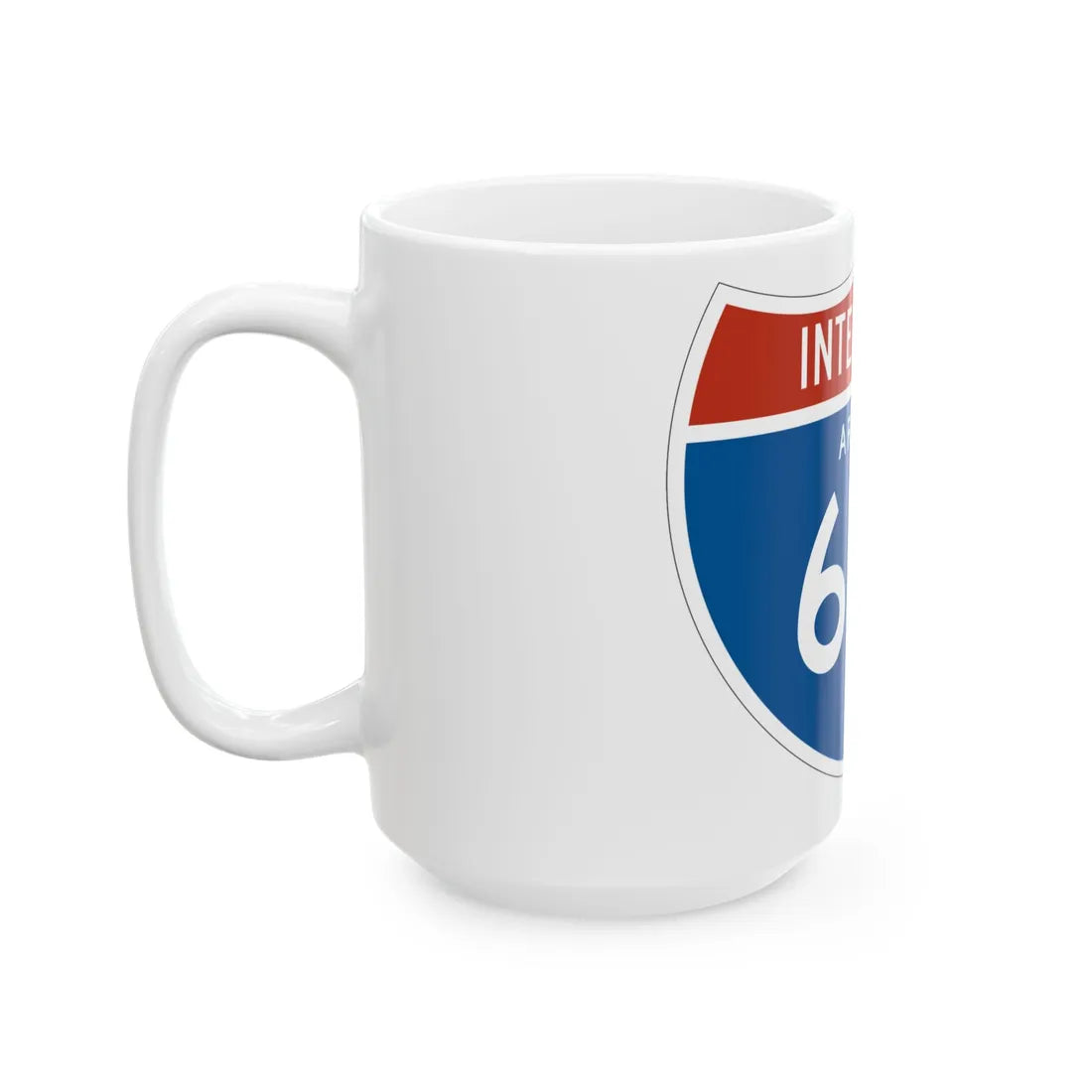 I-610 AZ 1961 (Arizona) (Road Sign) White Coffee Mug - Go Mug Yourself