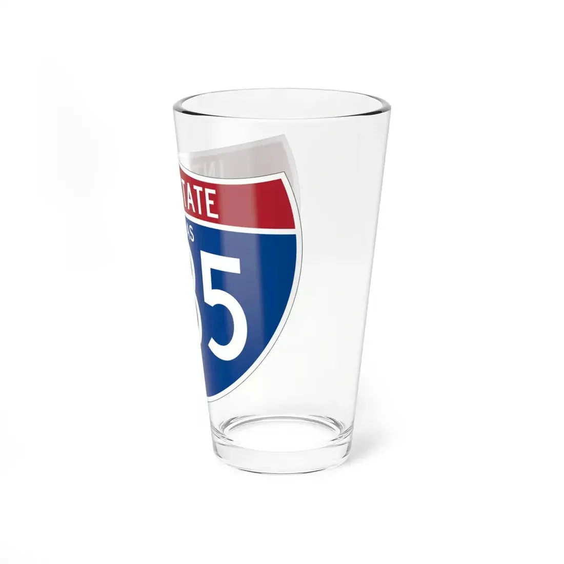 I-635 KS (Kansas) (Road Sign) Pint Glss 16oz - Go Mug Yourself
