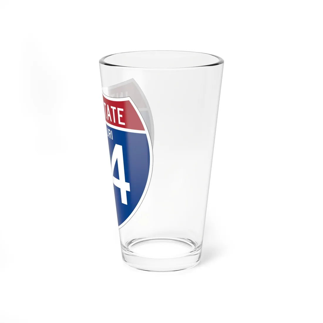 I-64 MO (Missouri) (Road Sign) Pint Glss 16oz - Go Mug Yourself