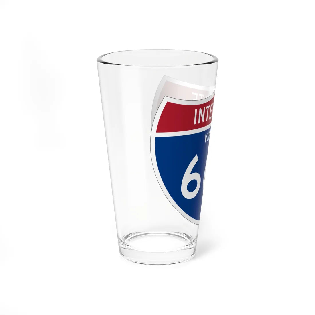 I-664 VA 1961 (Virginia) (Road Sign) Pint Glss 16oz - Go Mug Yourself