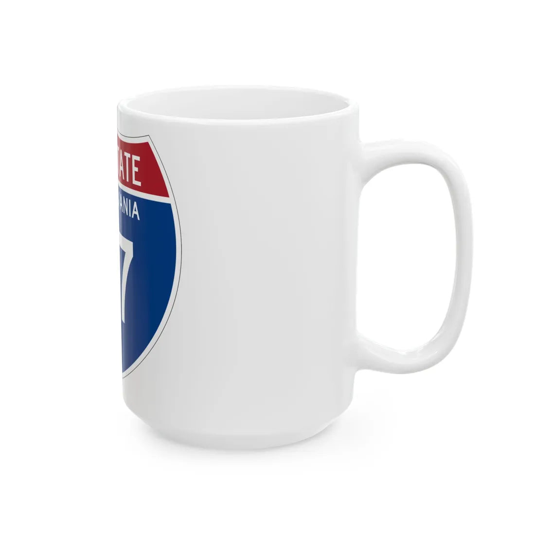 I-67 PA Metric (Pennsylvania) (Road Sign) White Coffee Mug - Go Mug Yourself