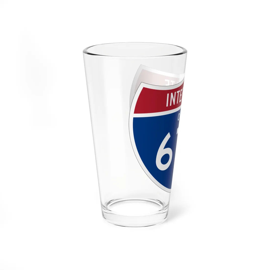 I-670 OH 1961 (Ohio) (Road Sign) Pint Glss 16oz - Go Mug Yourself