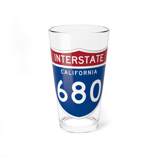I-680 CA (California) (Road Sign) Pint Glss 16oz 16oz - Go Mug Yourself
