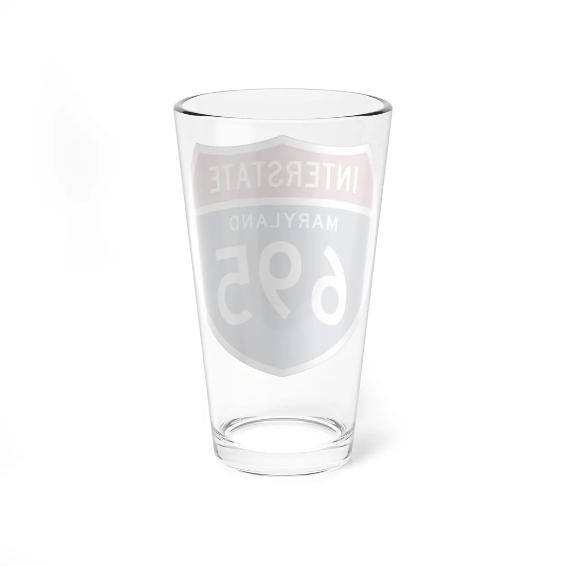 I-695 MD 1957 (Maryland) (Road Sign) Pint Glss 16oz - Go Mug Yourself