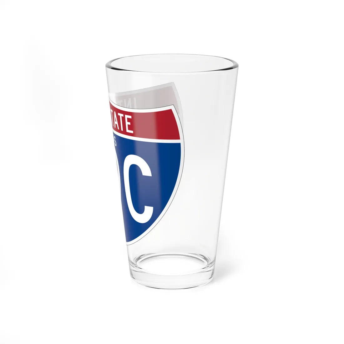 I-69C TX (Texas) (Road Sign) Pint Glass 16oz - Go Mug Yourself