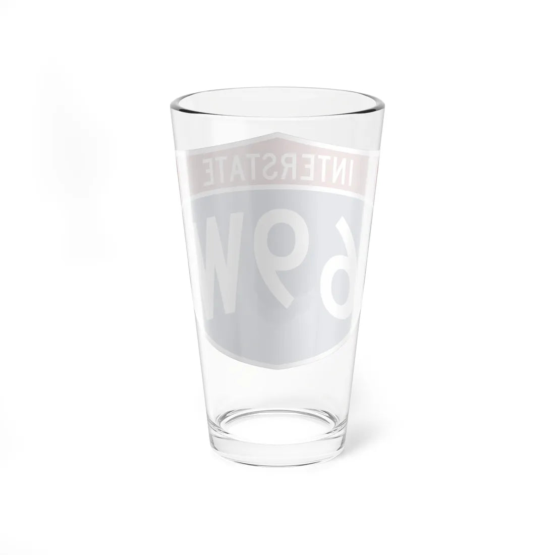 I-69W (Texas) (Road Sign) Pint Glss 16oz - Go Mug Yourself