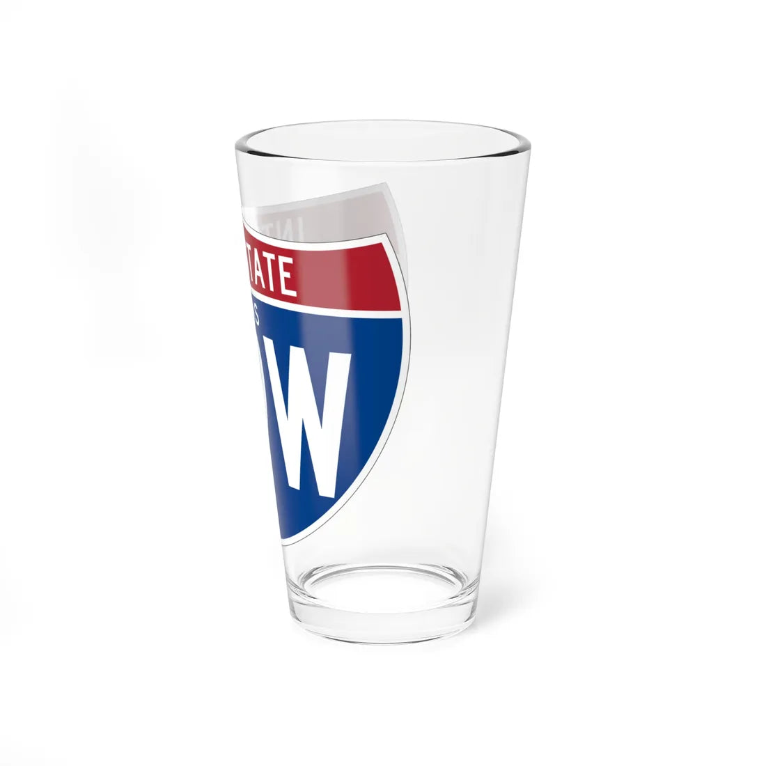 I-69W TX (Texas) (Road Sign) Pint Glss 16oz - Go Mug Yourself