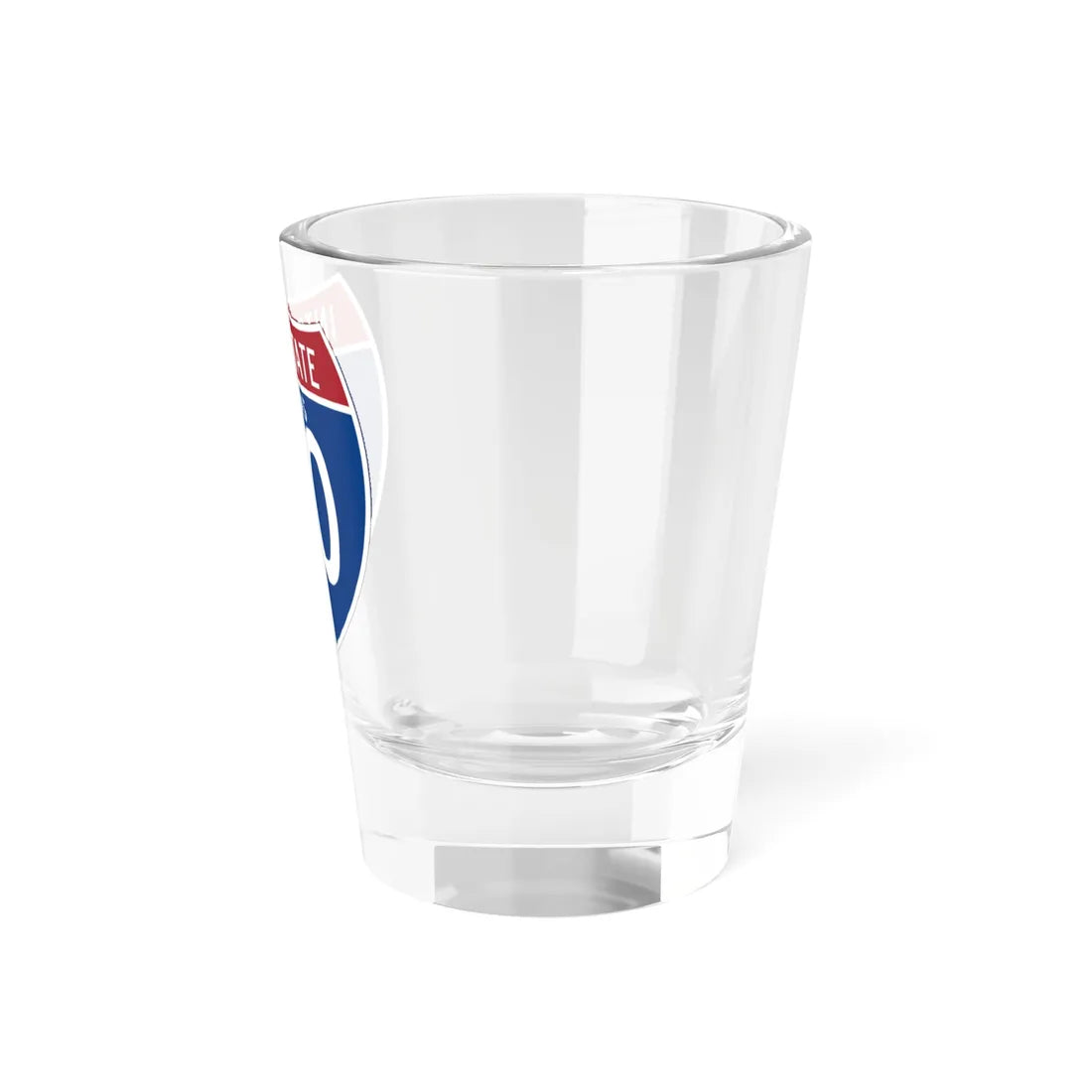 I-70 KS (Kansas) (Road Sign) Shot Glass 1.5oz - Go Mug Yourself