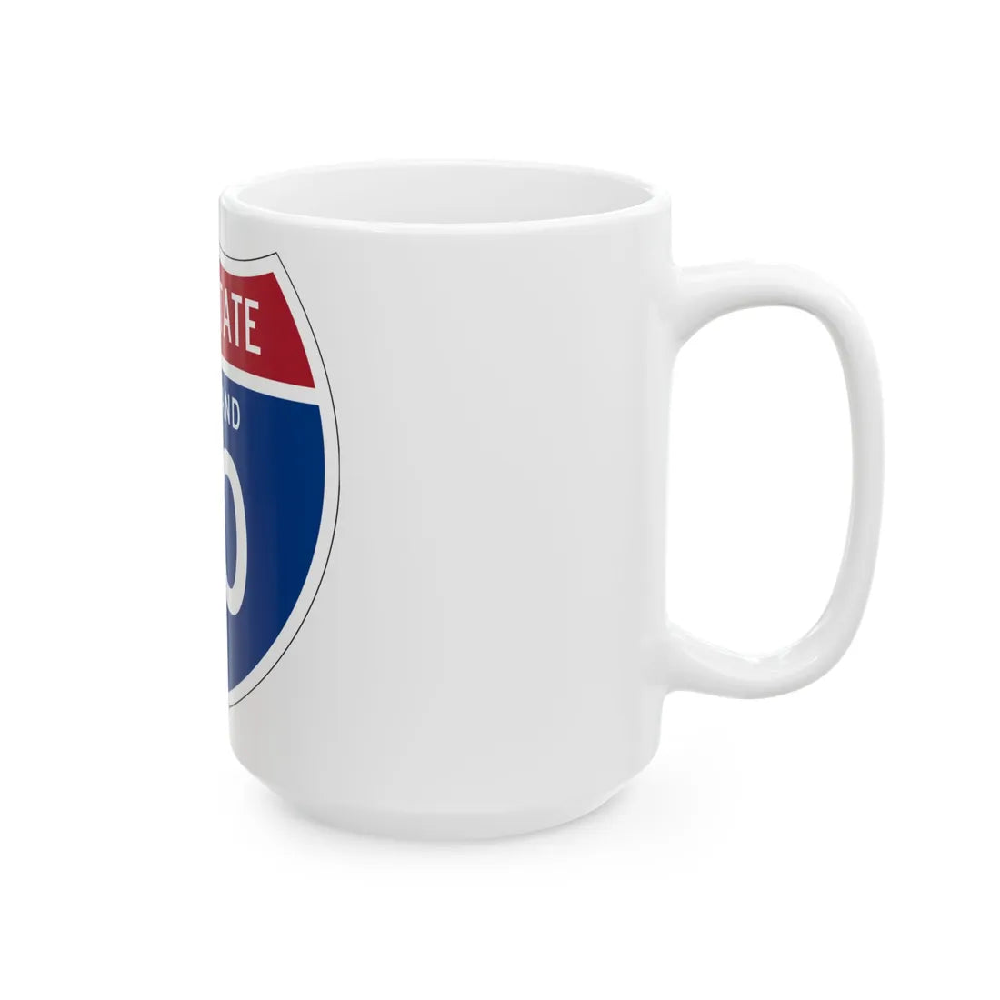 I-70 MD 1957 (Maryland) (Road Sign) White Coffee Mug - Go Mug Yourself
