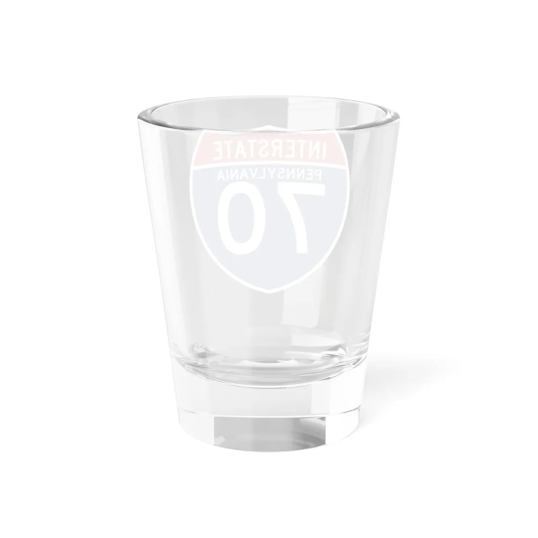 I-70 PA (Pennsylvania) (Road Sign) Shot Glass 1.5oz - Go Mug Yourself