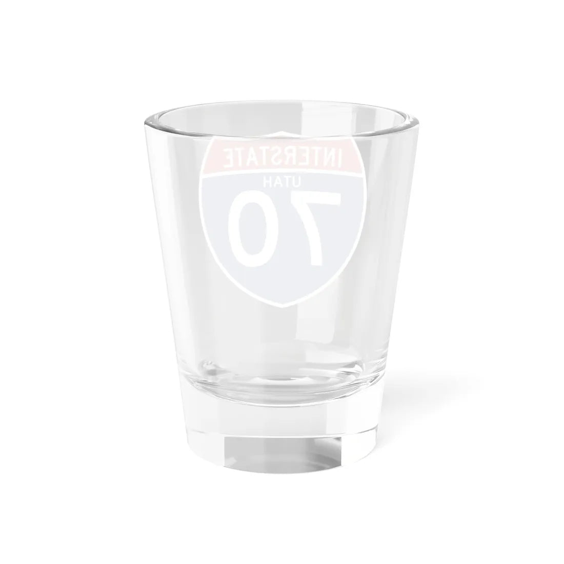 I-70 UT (Utah) (Road Sign) Shot Glass 1.5oz - Go Mug Yourself