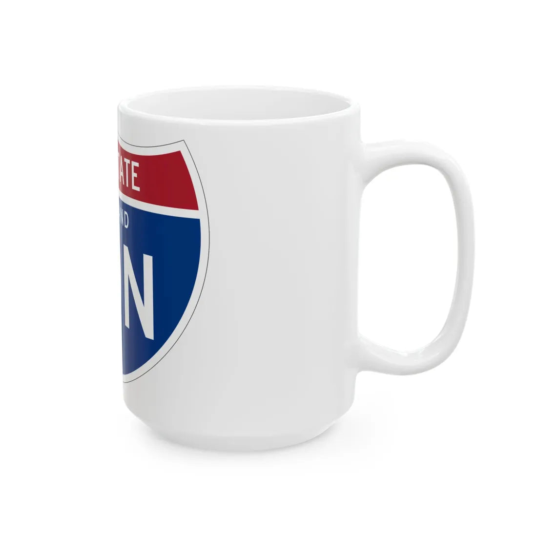 I-70N MD 1961 (Maryland) (Road Sign) White Coffee Mug - Go Mug Yourself