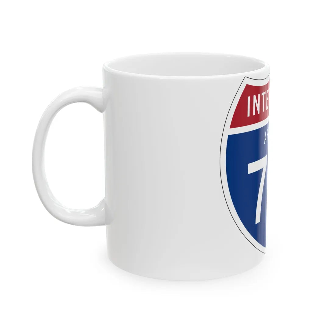 I-710 AZ 1957 (Arizona) (Road Sign) White Coffee Mug - Go Mug Yourself