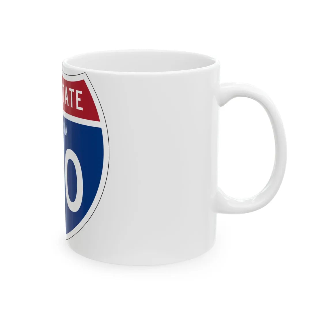 I-710 AZ 1957 (Arizona) (Road Sign) White Coffee Mug - Go Mug Yourself