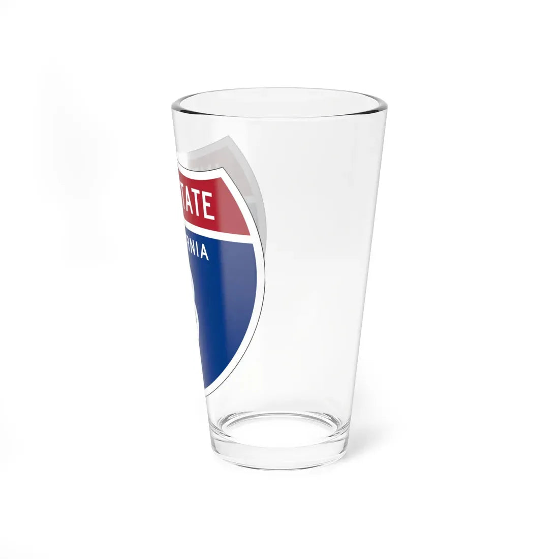 I-8 CA (California) (Road Sign) Pint Glass 16oz - Go Mug Yourself