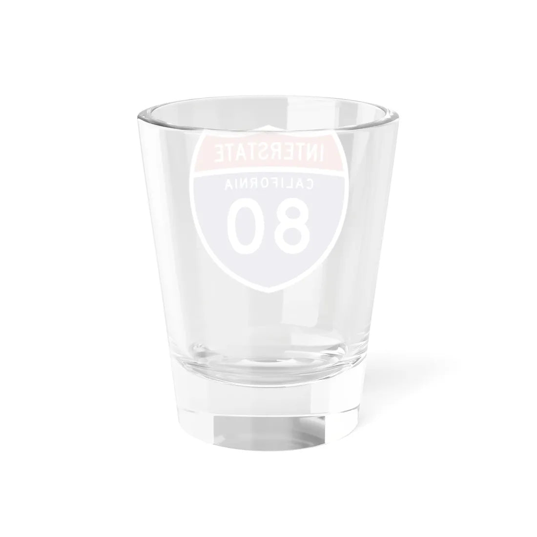 I-80 CA (California) (Road Sign) Shot Glass 1.5oz - Go Mug Yourself