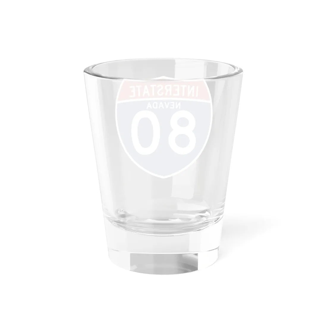 I-80 NV (Nevada) (Road Sign) Shot Glass 1.5oz - Go Mug Yourself