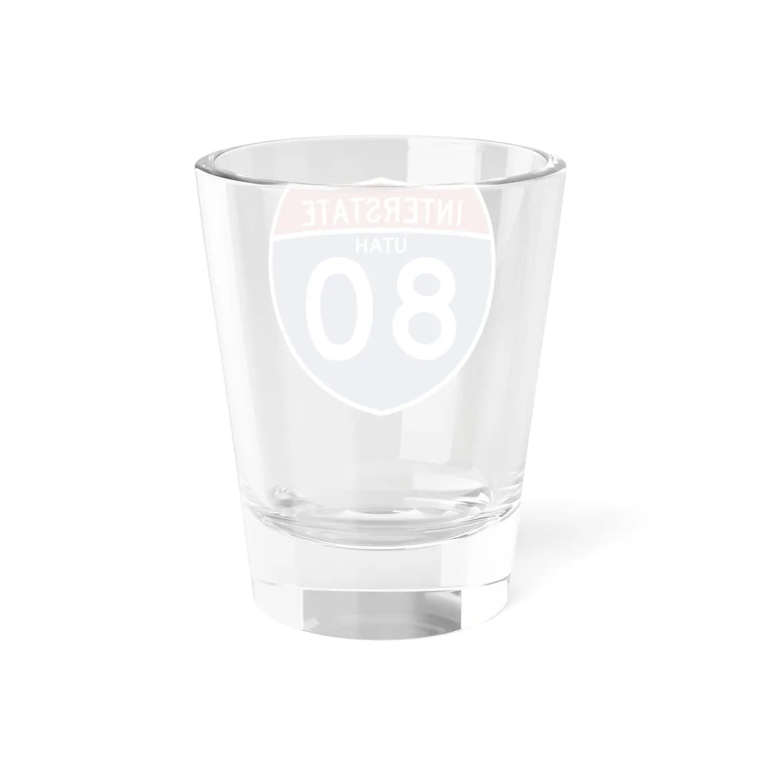 I-80 UT (Utah) (Road Sign) Shot Glass 1.5oz - Go Mug Yourself