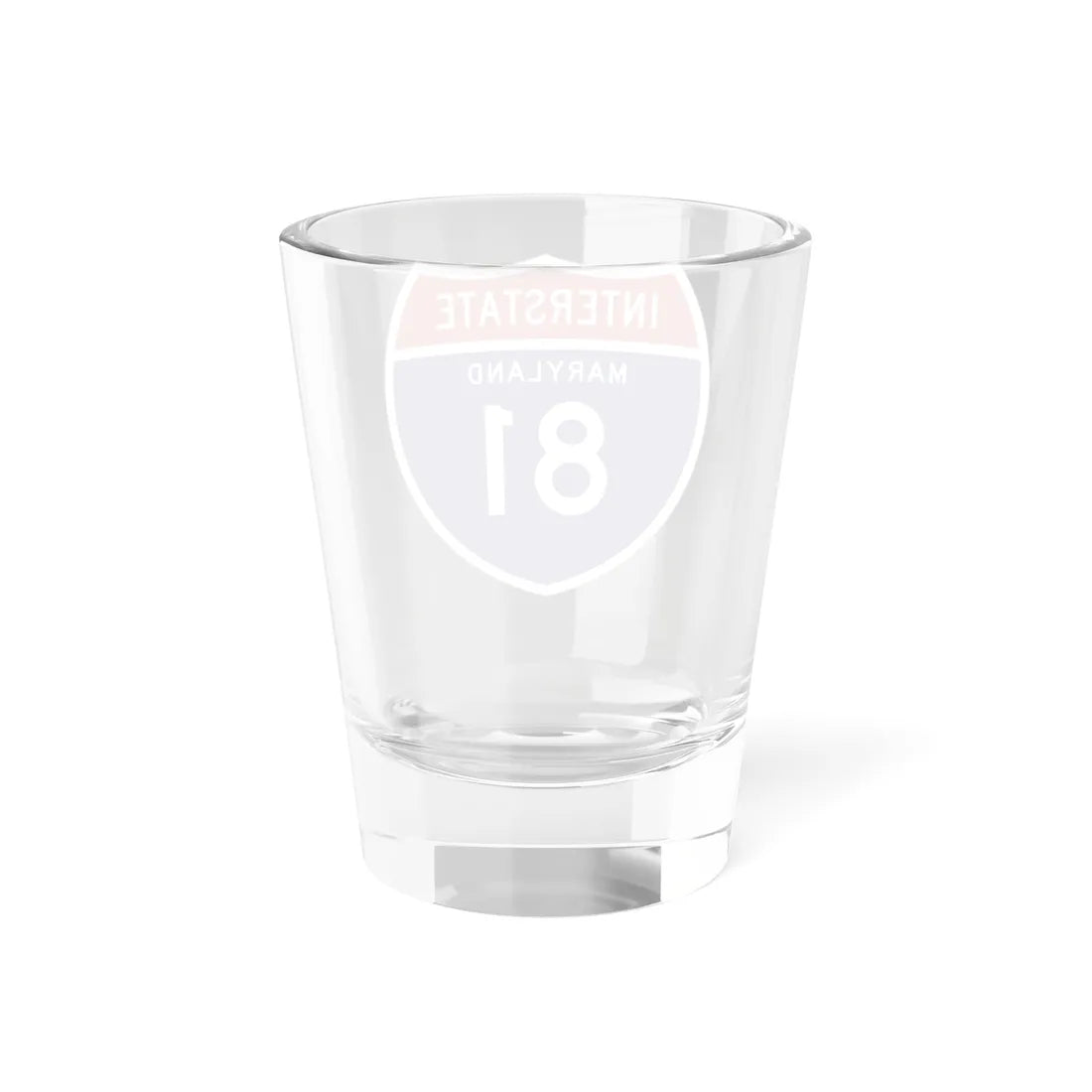 I-81 MD 1957 (Maryland) (Road Sign) Shot Glass 1.5oz - Go Mug Yourself